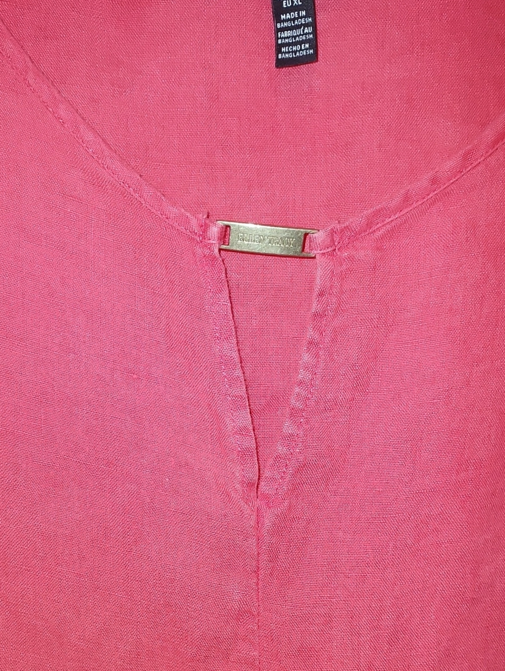 Ellen Tracy Linen Blouse - Picture 2 of 9